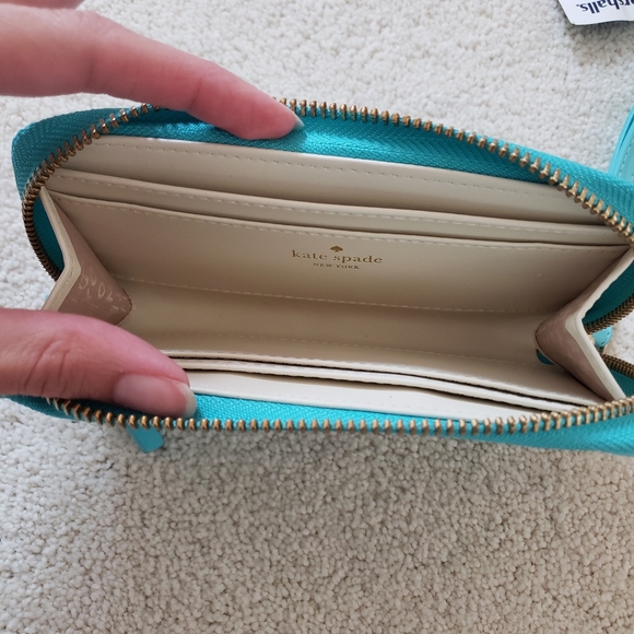 NWT Kate Spade Jazzy Metro Spade Zip Wallet Wristlet - Picture 6 of 12